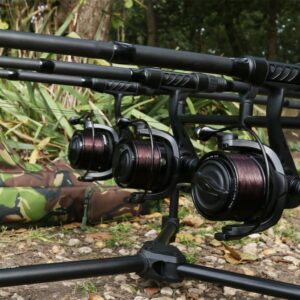 Advanta 10ft Retractable Deluxe Carp Rod & Reel Combo - 3 Rod